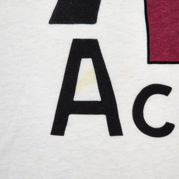 By Parra T-Shirt Accept Cat Lady Men's Size Medium White Short Sleeve Designer - Picture 4 of 8